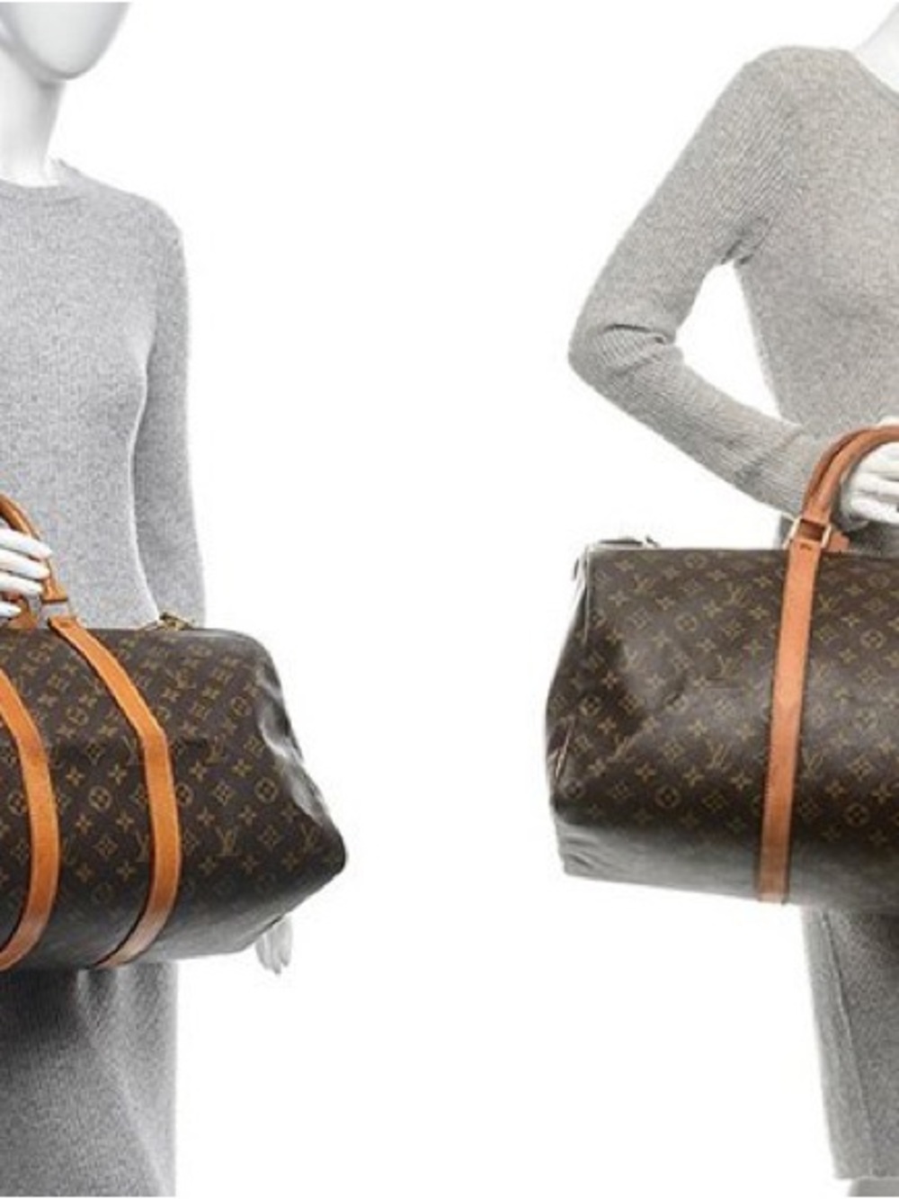 Louis Vuitton Monogram Travel Duffel in Brown and Tan